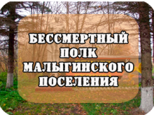 Бессмертный полк Малыгинского поселения